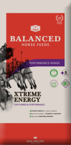 Bag of Balanced Horse Feeds Extreme Energy