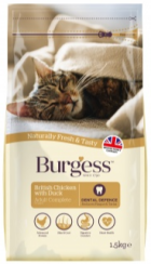 Bag of Burgess Cat Chicken & Duck